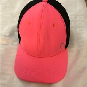 Zyia active ball hat Pink and Black Cap